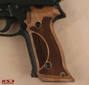 KSD Brand Sig Sauer P226 /SL /Sport I/ II/II SL Impugnatura in noce PPC - Foto 1 di 3