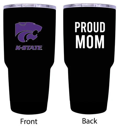 Kansas State Wildcats Proud Mom/Dad College Logo 16oz Insulated Steel Tumblers Cover