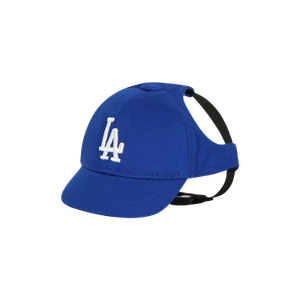 Genuine MLB Los Angeles Dodgers LA Logo Pet Dog Comfortable Cap Royal Blue - Picture 1 of 19