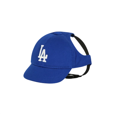 Genuine MLB Los Angeles Dodgers LA Logo Pet Dog Comfortable Cap Royal Blue - Image 1 of 4