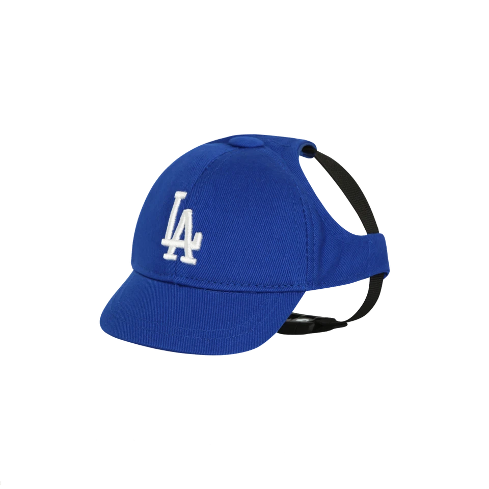 Genuine MLB Los Angeles Dodgers LA Logo Pet Dog Comfortable Cap Royal Blue - Image 1 of 4