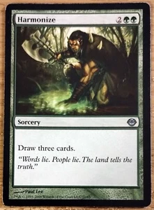 Harmonize - Sorcery - Uncommon Garruk vs. Liliana 2009 Magic MTG Card - Picture 1 of 2