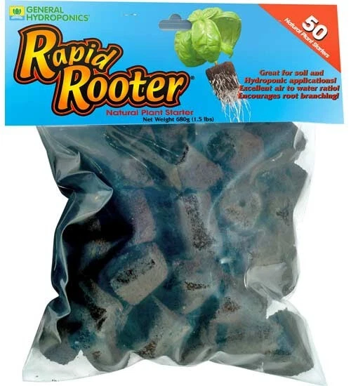 Rapid Rooter Plant Starters, 50 Plugs for General Hydroponics Planting Root Grow — 第 1/1 张图片