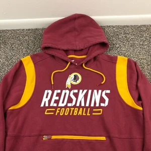 Washington Redskins Hoodie Fanatics Fleece Lined Sweatshirt Pocket Mens Large - Picture 1 of 8