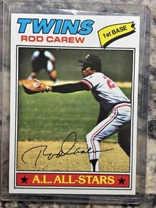 1977 TOPPS BASEBALL SET BREAK 120 ROD CAREW TWINS MINT! - Picture 1 of 2
