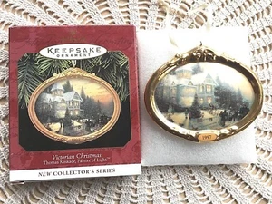 Hallmark Keepsake Thomas Kinkade Victorian Christmas Ornament 1st In Series New - Picture 1 of 7