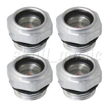 4 pieces G3/8 Male Threaded Hex Head Oil Level Sight Glass for Air Compressor