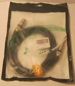 Cable de micrófono TISINO HEMBRA XLR a 6,35 TS MACHO 10 pies ¡¡NUEVO EN PAQUETE!!! - Imagen 1 de 3