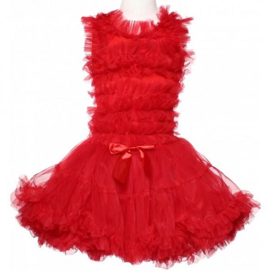 Vestido Popatu Bebé Niña Rojo Volantes Tutú Petti Pascua, Vacaciones 18 Meses Nuevo con Etiquetas  Foto 1 de 1