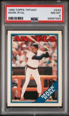 1988 Topps Tiffany Angels MARK RYAL #243 PSA 8 - Image 1 of 2