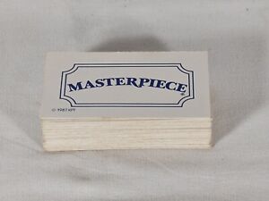 1987 Masterpiece The Art Auction Board Game Replacement Piece 42 VALUE CARDS