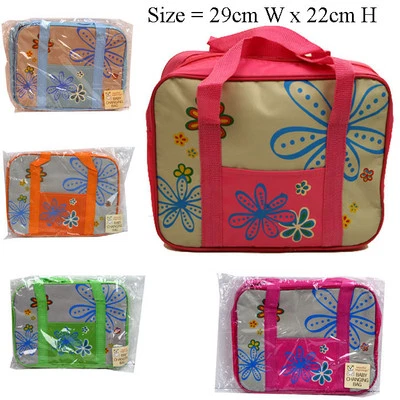 BEAUTIFUL BEGINNINGS & FIRST STEPS BRAND NEW BEAUTIFUL BEGINNINGS MEDIUM SIZE BABY TRAVEL CHANGING BAG CHILD FLORAL