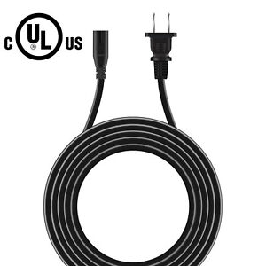 UL 5ft AC Power Cord Cable Lead For Samsung TV UN46H6201 UN46H6203 UN50H5203