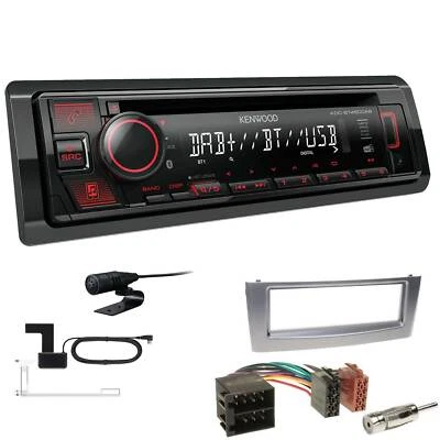 Kenwood KDC-BT450DAB Radio Bluetooth DAB für Fiat Linea anthrazit metallic - Bild 1 von 4