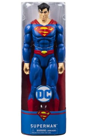 DC Comics, Large 12-Inch SUPERMAN Action Figure Superman Toy Kids Gift Sale NEW Cover