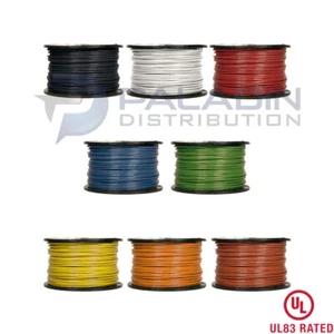 #14 AWG calibre 600V THHN alambre de cobre sólido multicolor disponible - UL 500 FT - Imagen 1 de 10