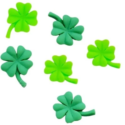 Shamrock Bouquet - Shelly's Buttons - St Patrick's Day Flat Back Craft Scrap Sew - Image 1 of 2