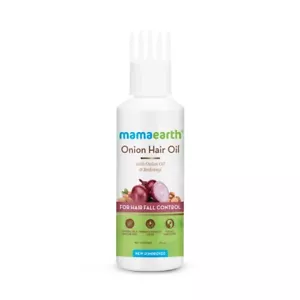 Mamaearth Zwiebelhaaröl für Haarwachstum & Haarausfallkontrolle Haaröl (50 ml) - Bild 1 von 6