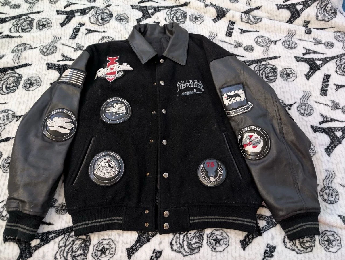 Avirex Varsity Jacket In Vintage Outerwear Coats & Jackets For Men