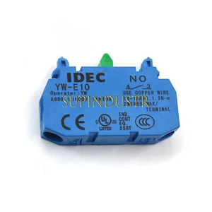 0,1 piezas Bloque de contacto IDEC YW-E10 1 NO para interruptor selector CW y YW Nuevo - Imagen 1 de 6