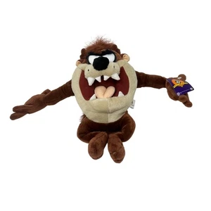 Looney Tunes TAZ Plush 18" x 12" with Tags Pre-Owned – Warner Bros Collectible - Picture 1 of 9