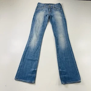 Pantalones de mezclilla Citizens Of Humanity cintura baja bootcut lavado claro para mujer talla 24” - Imagen 1 de 8