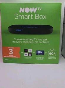 Nuovo Now TV Smart Box Streamer multimediale digitale 4500SK-UK nero NowTV vapore Regno Unito - Foto 1 di 2