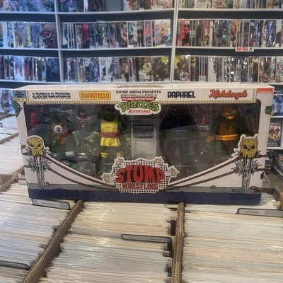 Paquete de 4 cómics NECA Teenage Mutant Ninja Turtles Stump Wrestling Archie Foto 1 de 4