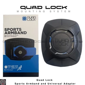 QUAD LOCK Running Sports Armband + QuadLock Universal Adapter FREE SHIPPING - Picture 1 of 6