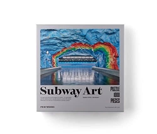 PRINTWORKS Puzzle Subway Art 1000 Piece Rainbowfrom JP - Image 1 of 1