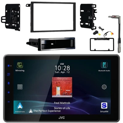 Receptor AM/FM Bluetooth JVC KW-Z900W, kit de instalación, adaptador, cámara (98-2006) Foto 1 de 4