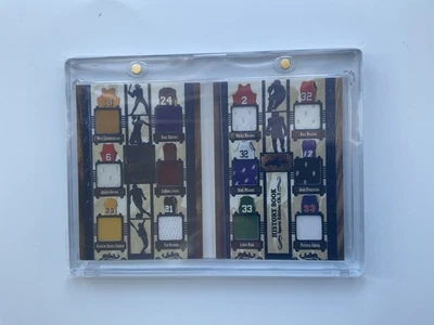 Impresionante 2025 Hoja Libro de Leyenda 12 Juego Usado Reliquia LeBron, Kobe, Bird, etc 5/5 Foto 1 de 4