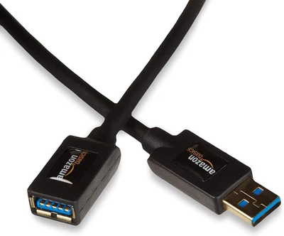 Cavo Prolunga USB-A 3.0 Maschio a Femmina, 2 M, Nero - Immagine 1 di 4