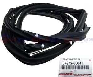 Genuine Toyota LandCruiser HZJ81 HZJ80 LH Left Rear Door Rubber Seal - Picture 1 of 1