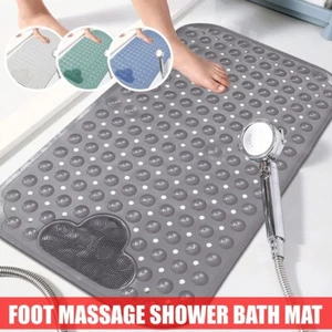 Extra große Badematte rutschfest Badewanne starke Saugkraft Anti-Schimmel Duschmatte - Bild 1 von 33