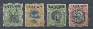 Labuan QV 1897 various values to 6 cents mint o.g. hinged - Picture 1 of 1