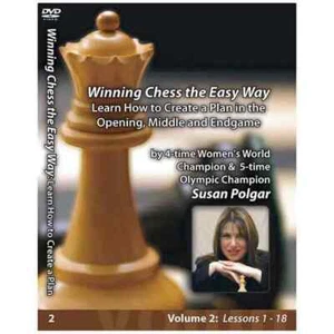 WINNING CHESS THE EASY WAY VOL 2 - Plan in Opening, Middle & Endgame Chess DVD - Imagen 1 de 1