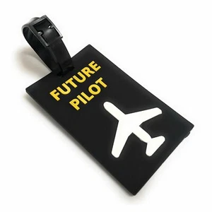 Etichetta bagaglio Future Pilot 2D in PVC morbido di aviamart® - Foto 1 di 1
