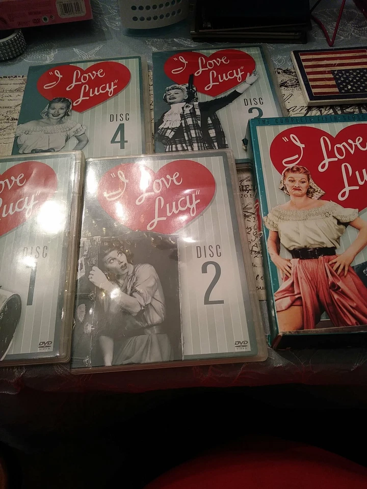 I Love Lucy Complete Seasons 1,3 and 5 DVD Box Set LUCILLE BALL CBS Total DVDs - Image 1 of 4