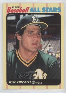 1989 Fleer Baseball All Stars Box Set Jose Canseco #5