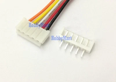 5-Pin JST EH 2.5mm Pitch Male Female Connector socket lead wire 300mm x 10 Sets - Image 1 of 3