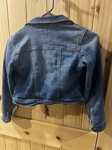 Old Navy Girls Blue Denim Jean Jacket Medium Wash Size 8 Medium - Picture 1 of 4