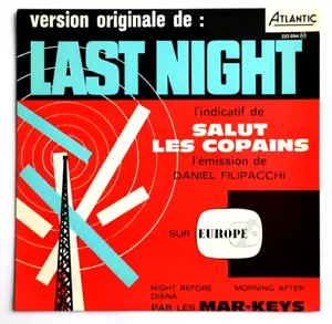 THE MAR-KEYS Last night french 1961 Atlantic 222 004 vinyl EP - Picture 1 of 3