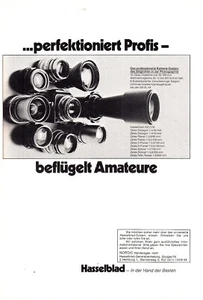 3w21113/ Alte Reklame aus 1972 – Hasselblad - Das professionelle Kamera-System. - Picture 1 of 1