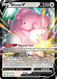 Pokemon Chilling Reign Blissey V 119/198 Ultra Rare - Bild 1 von 3