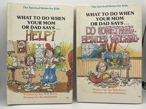 Joy Berry Survival Series 2 Books/4 Story Help! Wrong Crowd Besides TV Homework - Foto 1 di 11