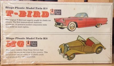 Kit Coche Modelo Doble Ringo 1:72 T-Bird y MG Nº C-511-50, precintado Foto 1 de 3