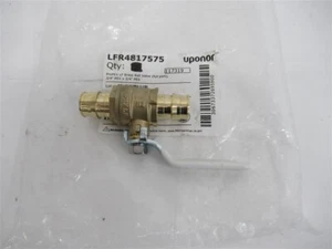 Uponor LFR4817575 , 3/4" ProPex Brass Ball Valve , Pex x Pex - Picture 1 of 2