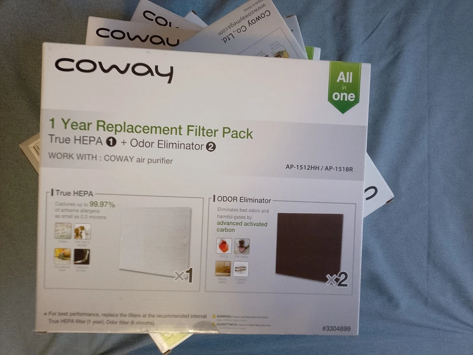 Juego de filtros Coway AP-1512HH genuinos - negro/blanco Foto 1 de 1