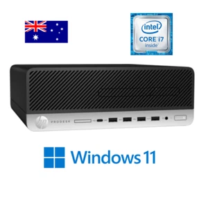 HP PRODESK 600 G3 CORE i7 7700 3.60GHZ 16GB 512GB SSD WIN 11 SFF DESKTOP PC - Picture 1 of 3